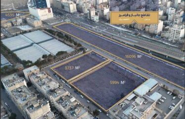 قطعات زمین تقاطع جانباز و فرامرز